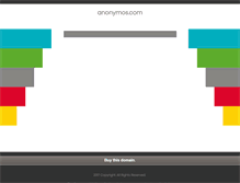 Tablet Screenshot of anonymos.com